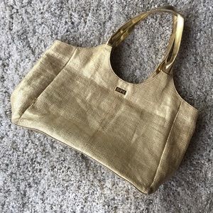 OPI Gold Tote Bag